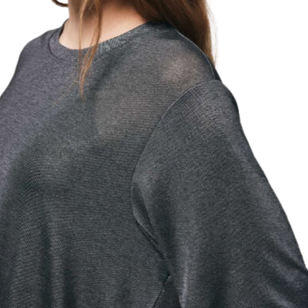 Polera Efecto Metalizado marengo