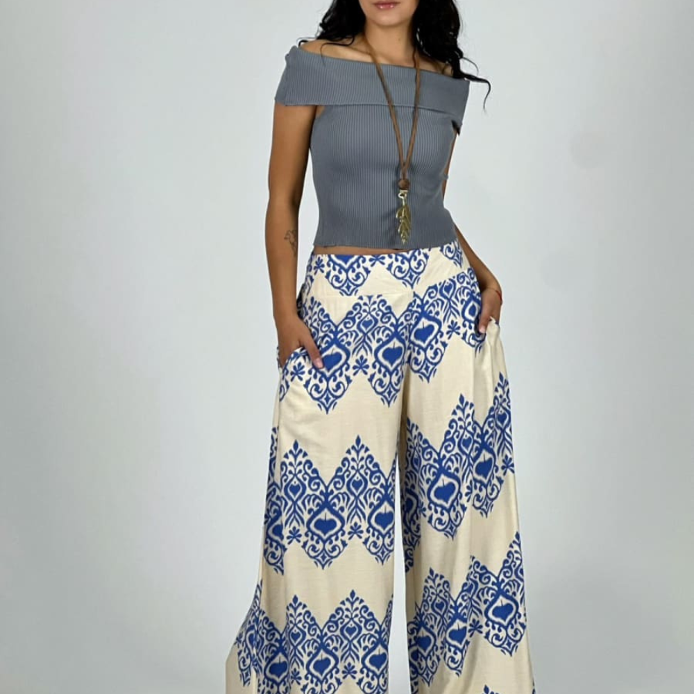 Palazzo Lino Diseño Boho Azul