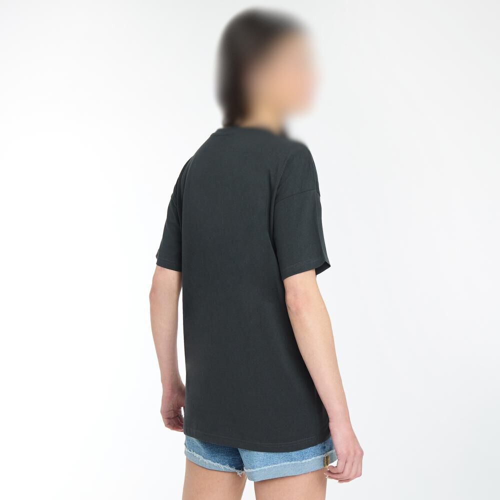Polera Estampada Manga Corta Cuello Redondo Mujer Oxido