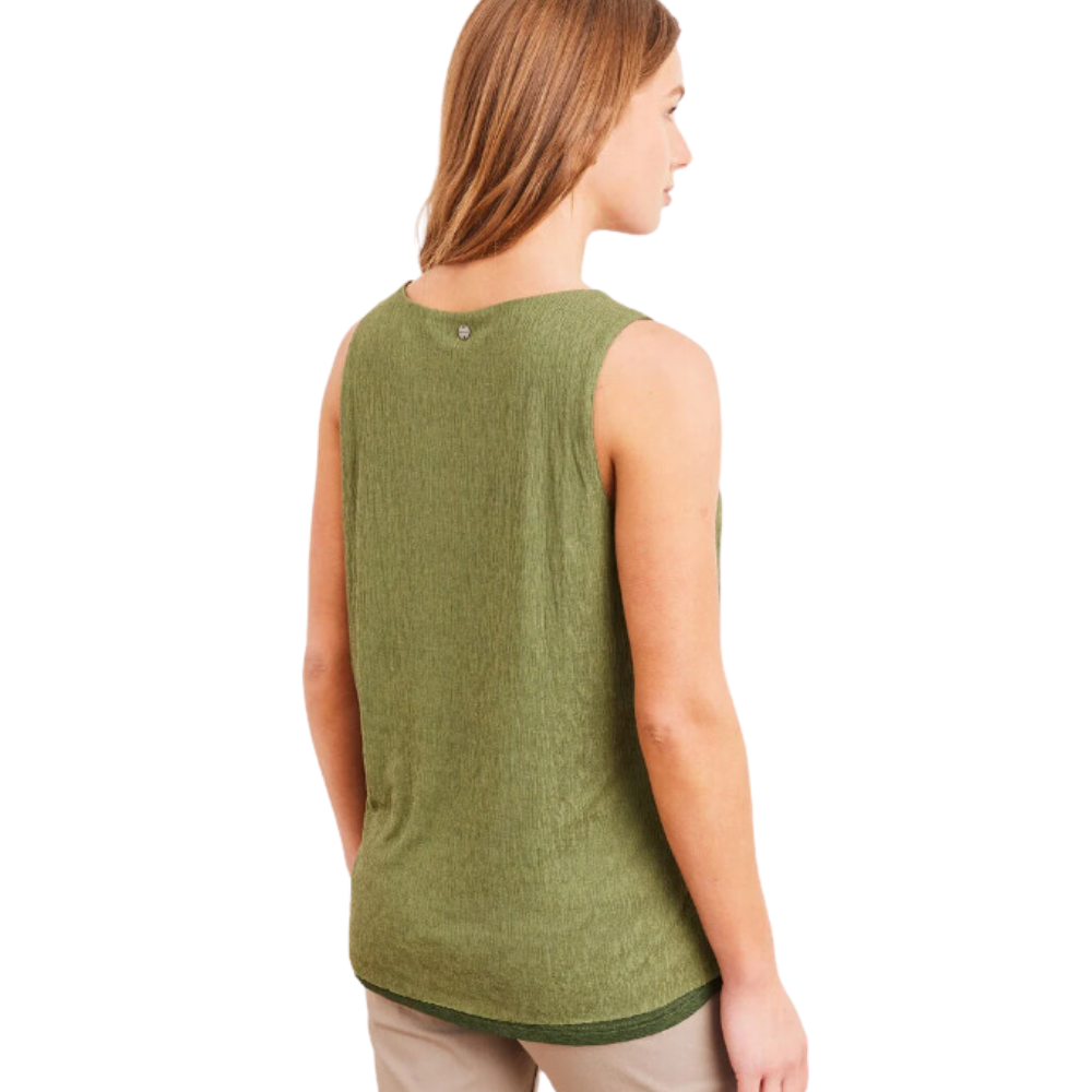 Polera Doble Color verde