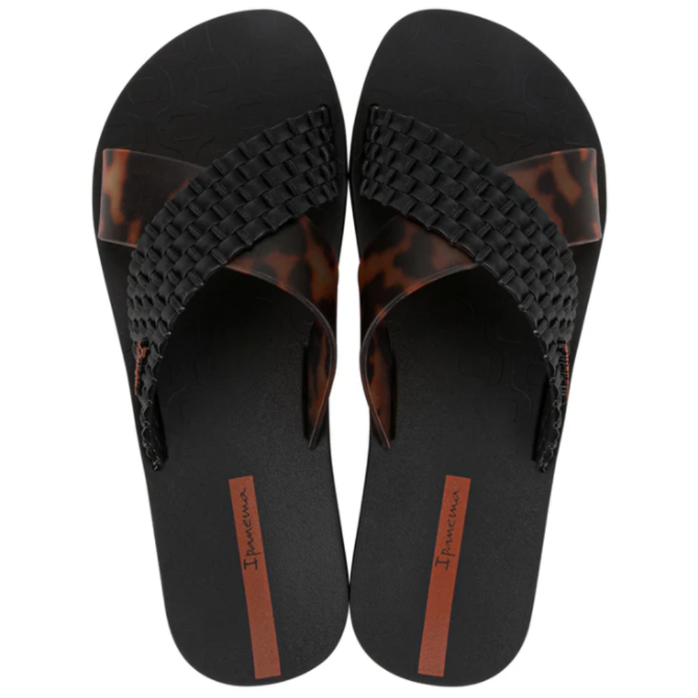 Sandalia Mujer Negro/Carey Sense Ipanema