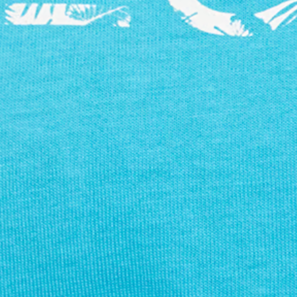 Polera Manga Corta Algodón Mujer azul