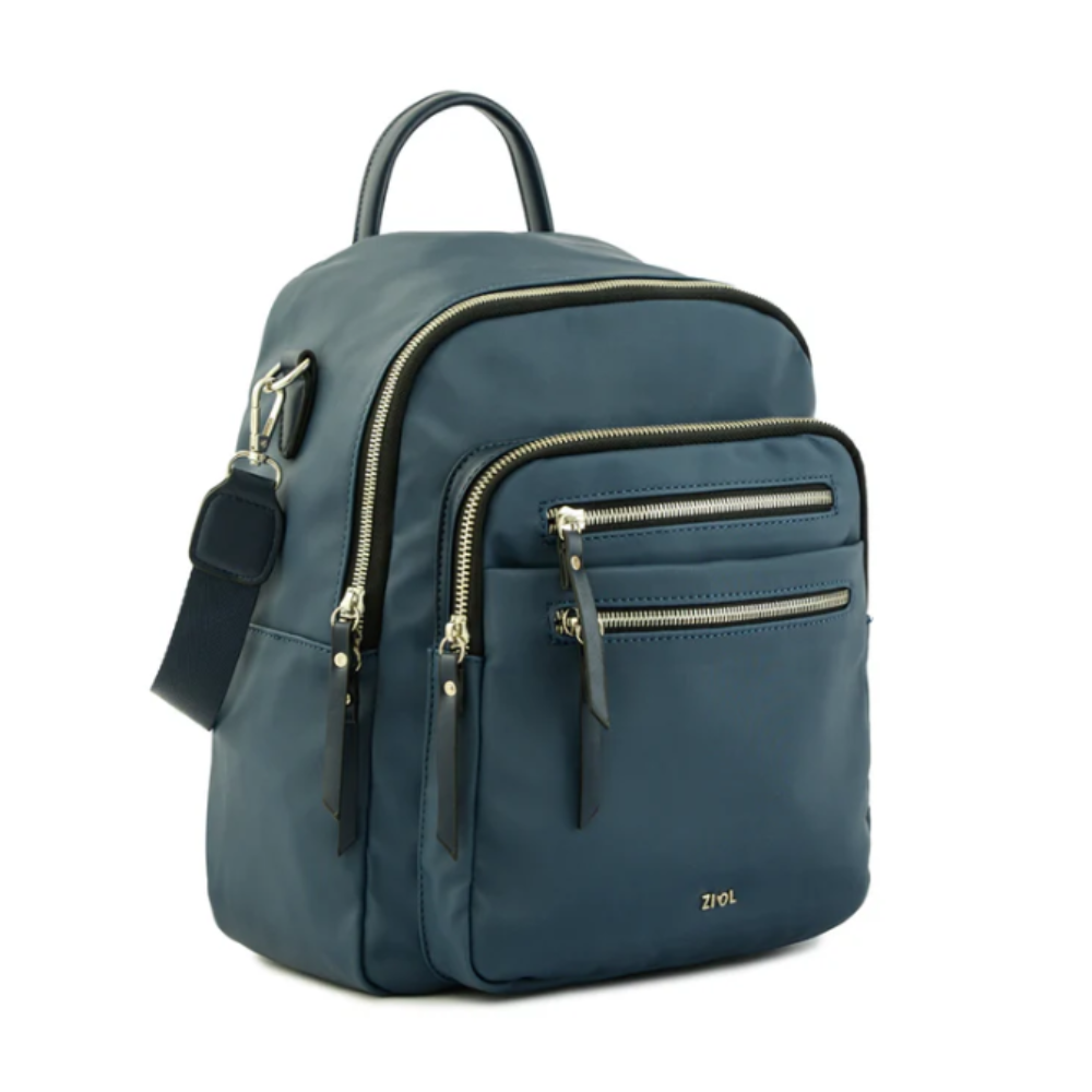 MOCHILA ABELIA MEDIANA AZUL OSCURO ZIOL