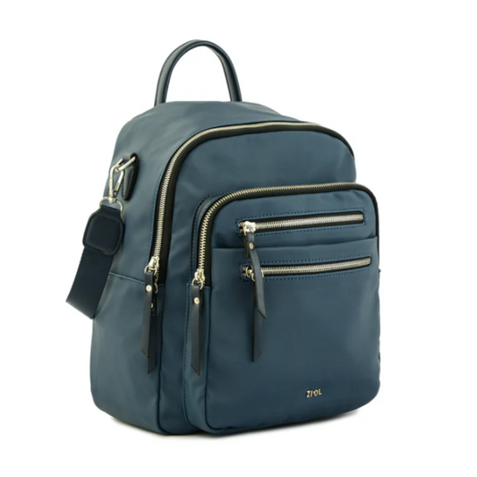 MOCHILA ABELIA MEDIANA AZUL OSCURO ZIOL
