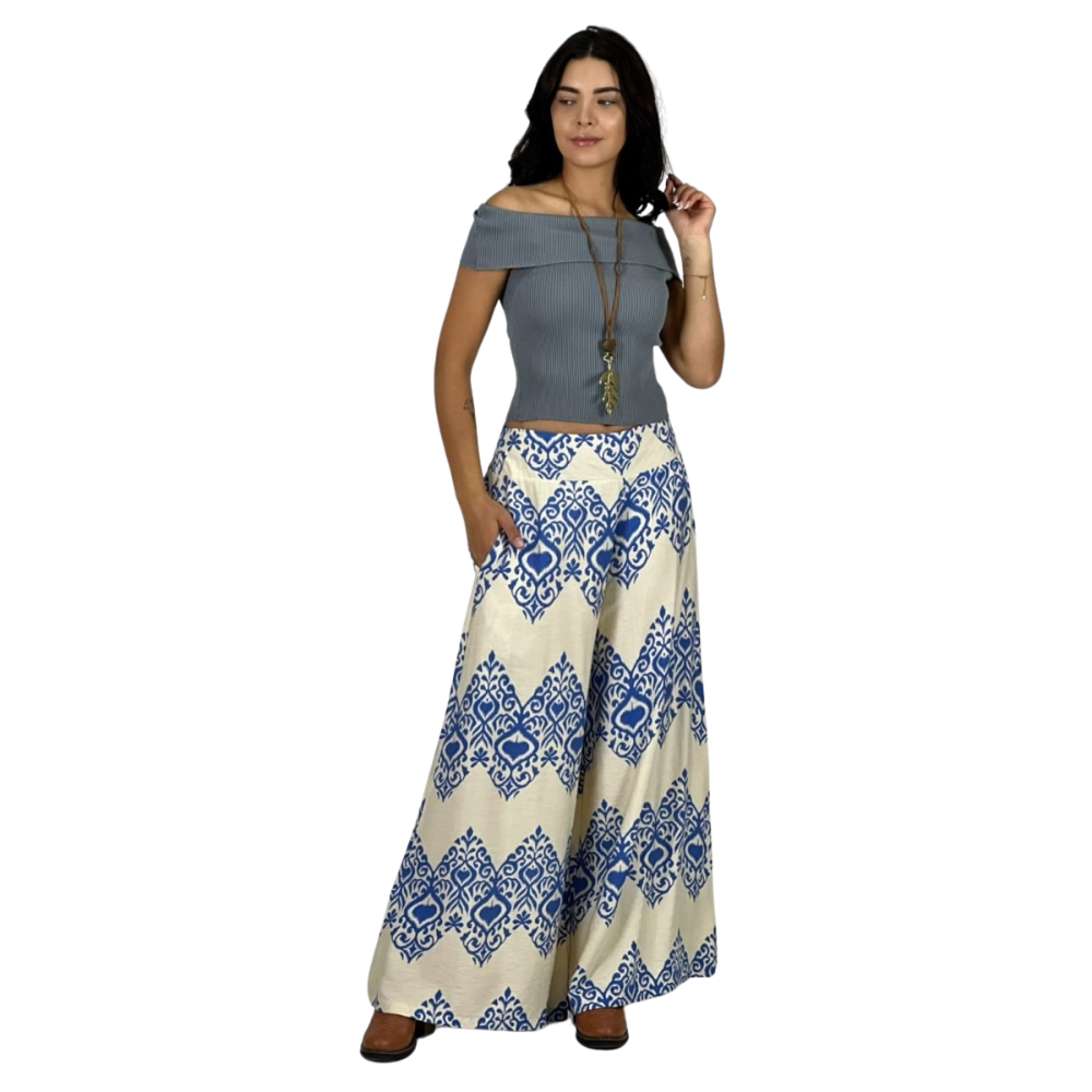 Palazzo Lino Diseño Boho Azul