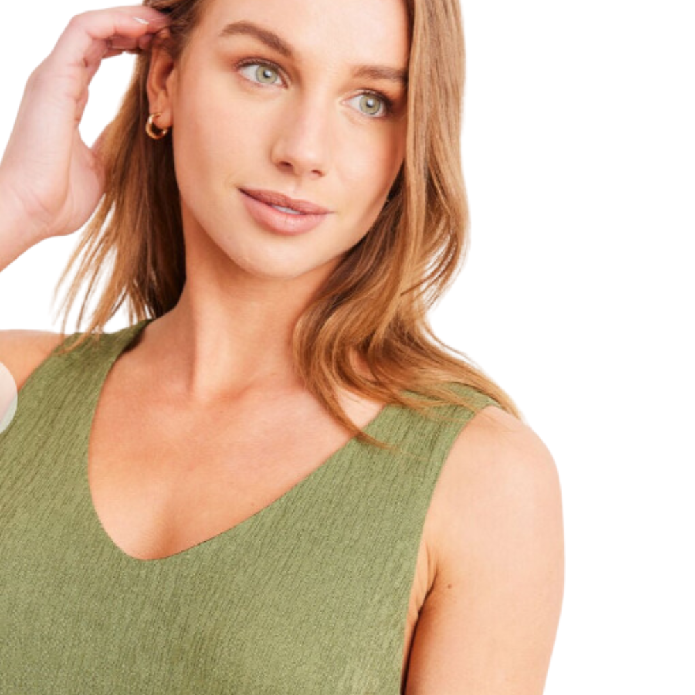 Polera Doble Color verde