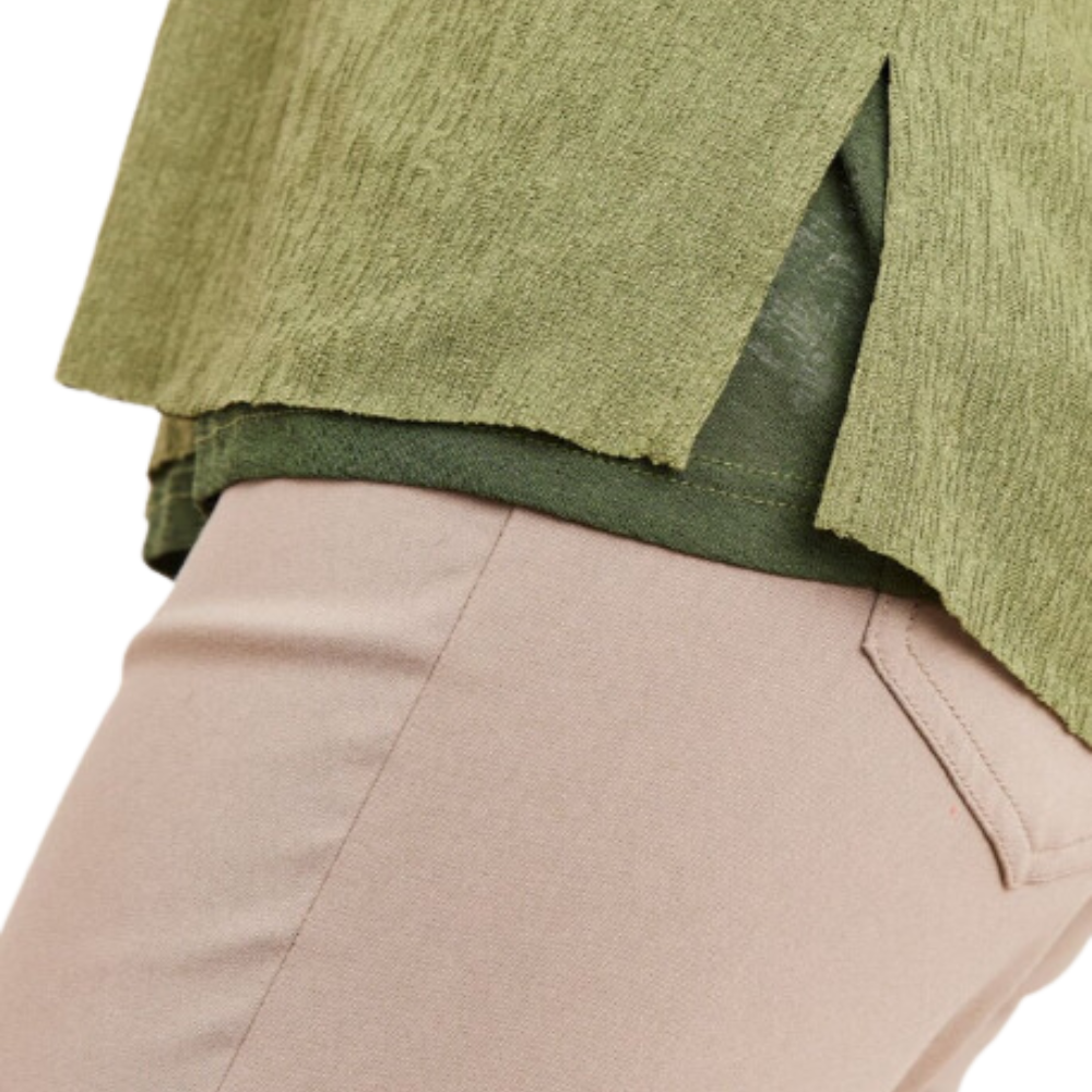 Polera Doble Color verde