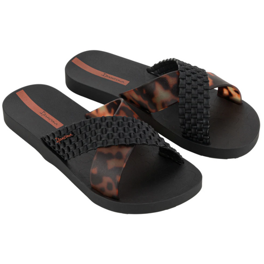 Sandalia Mujer Negro/Carey Sense Ipanema