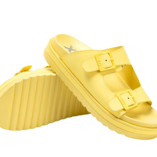 Sandalia Plataforma Mujer Amarillo