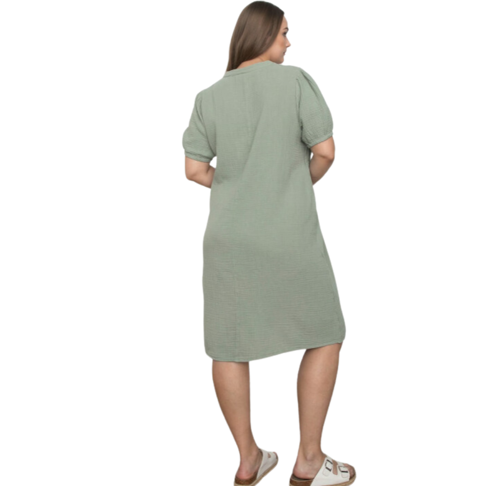 Vestido Mujer verde