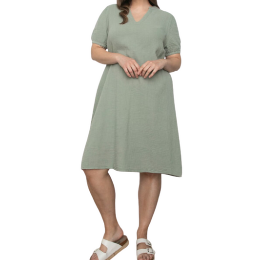Vestido Mujer verde